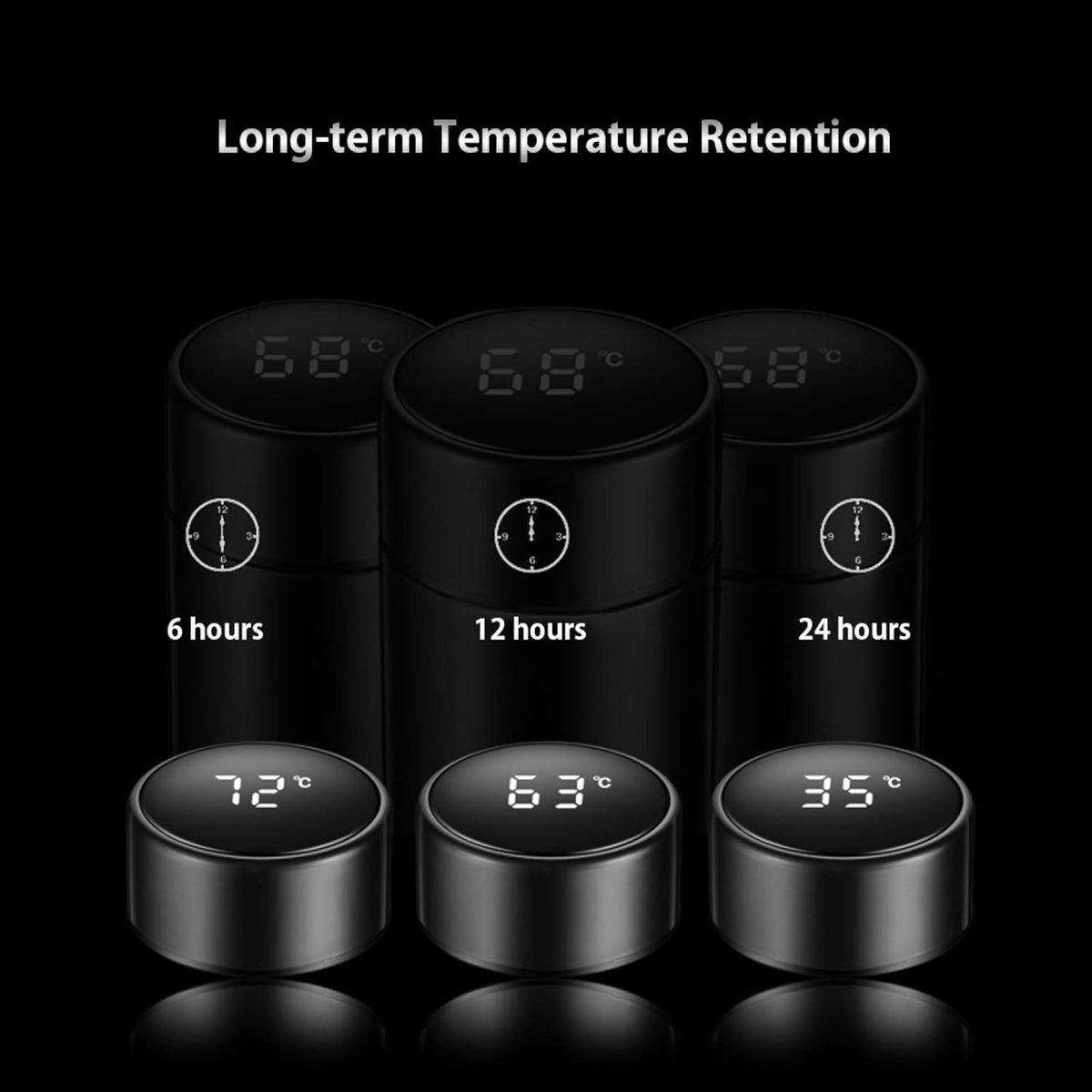 Termo frio y calor con pantalla negro - additional image 5
