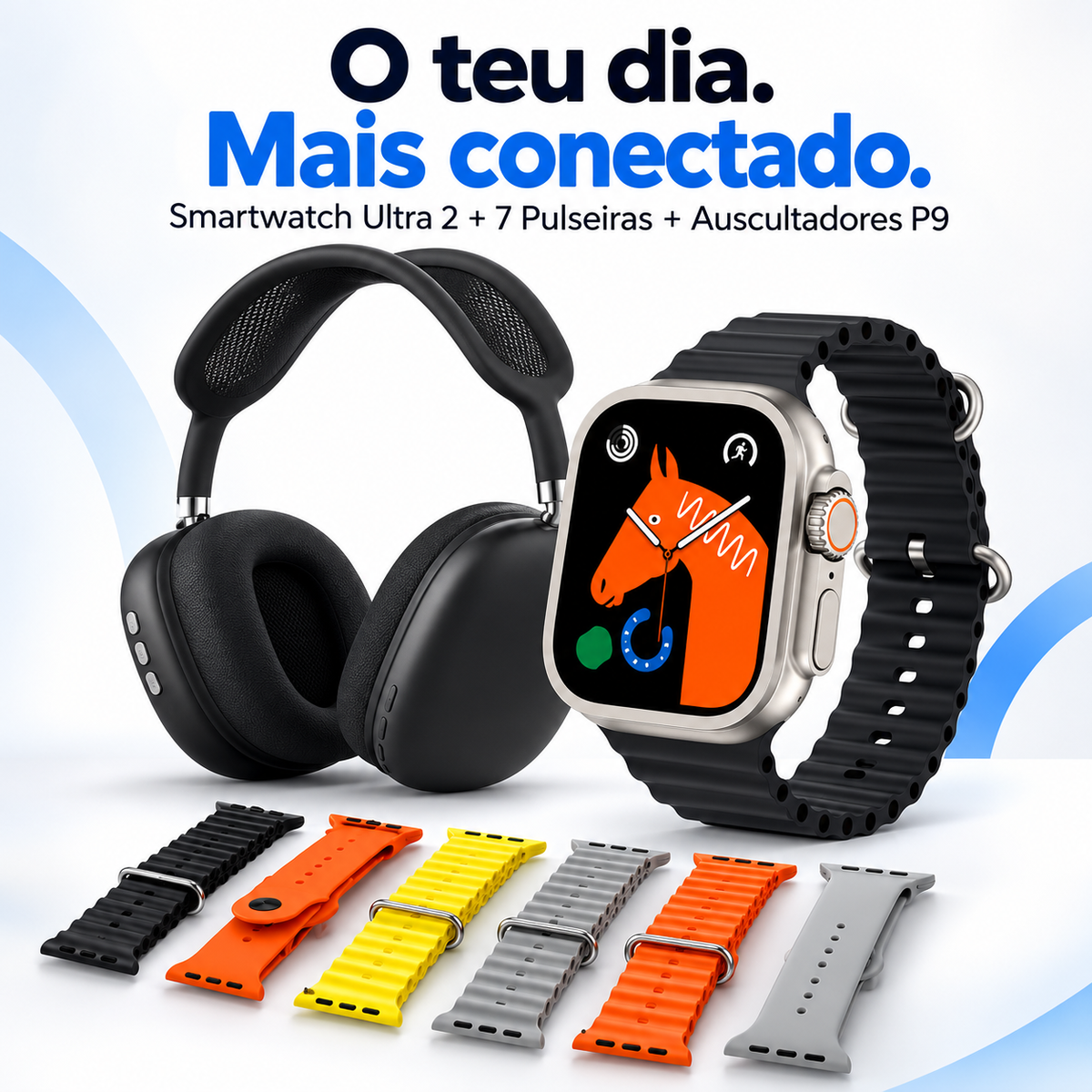 Pack Ultra 2 com sete pulseiras e P9